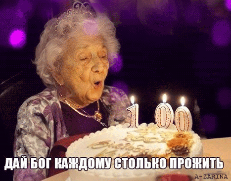 картинка под названием - Дай Бог каждому столько прожить из категории С днём рождения.
