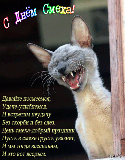 картинка под названием - С Днём смеха! из категории С днём рождения.