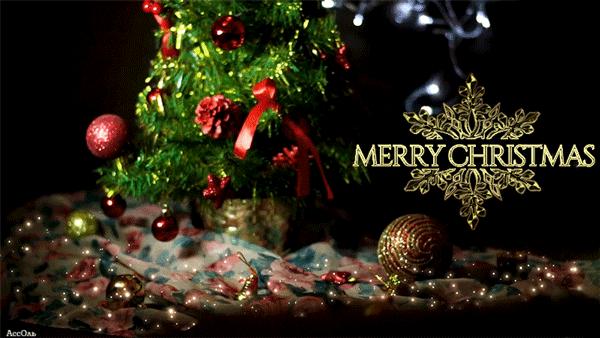 картинка под названием - Merry Christmas! красивые гифки из категории С днём рождения.