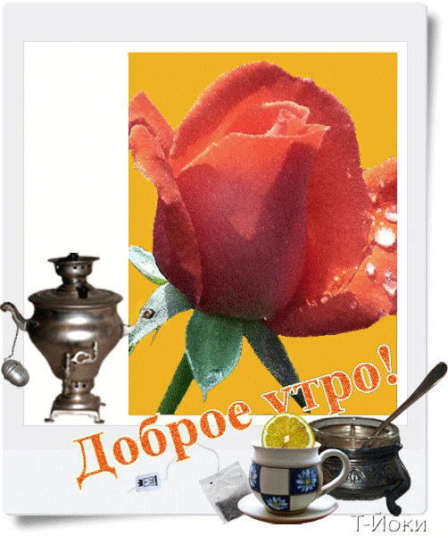 картинка под названием - Доброе утро! из категории С днём рождения.