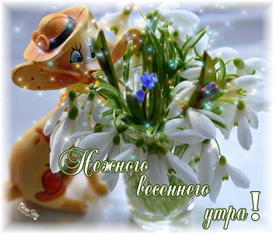 картинка под названием - Весеннего, нежного утра! из категории С днём рождения.