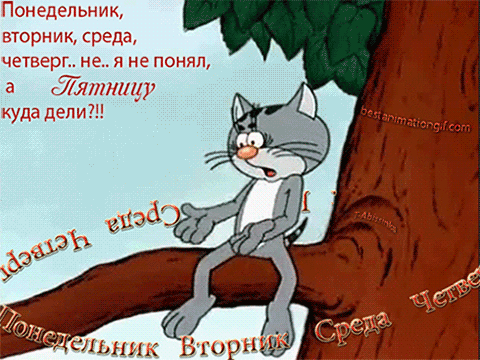 картинка под названием - А где же пятница? из категории С днём рождения.