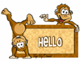 картинка под названием - Привет, hello! из категории С днём рождения.